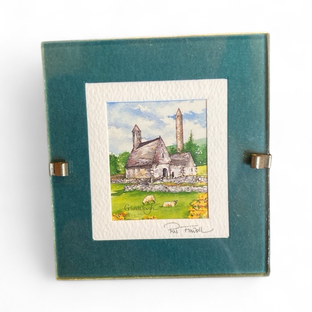 Pat Flavell Watercolor of Ireland miniature fridge magnet